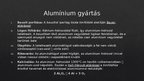 Prezentációk 'Alumínium', 6.                