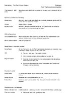 Minták 'Note Taking - the Two Column System', 2.                