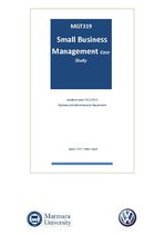 Kutatási anyagok 'Small Business Management', 1.                