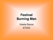 Prezentációk 'Burning Man Festival', 1.                