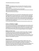 Összefoglalók, jegyzetek 'Children's Rights', 2.                