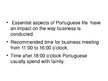 Prezentációk 'Business Etiquette in Portugal', 13.                