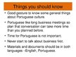 Prezentációk 'Business Etiquette in Portugal', 17.                