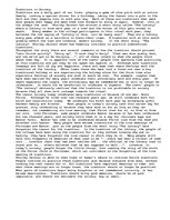 Esszék '"Traditions in Society" Written about "The Lottery"', 1.