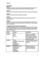 Összefoglalók, jegyzetek 'Classification of Medication', 3.                