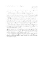 Esszék 'Proverb Analysis', 1.