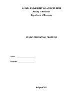 Kutatási anyagok 'Human Migration Problem', 1.                