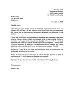 Minták 'Application Letter', 1.                