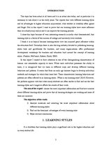 Kutatási anyagok 'Approaches to Learning at University: Learning Styles', 3.                