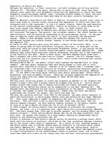 Esszék 'Separation of Church and State', 1.