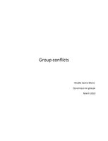 Kutatási anyagok 'Group Conflicts', 1.                