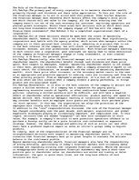 Esszék 'The Role of the Financial Manager', 1.