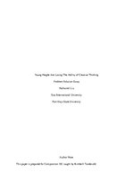 Kutatási anyagok 'Young People Are Losing the Ability of Creative Thinking', 1.                