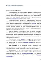 Kutatási anyagok 'Cultural Impact on Behavior of Ccmpanies. Recommendations for Company Expansion ', 4.                