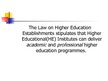 Prezentációk 'Higher Education in Latvia', 2.                