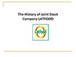 Prezentációk 'The History of Joint Stock Company "Latfood"', 1.                